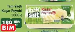 TEKSÜT TAM YAĞLI KAŞAR PEYNİRİ